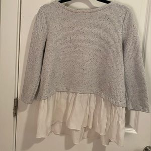 LOFT Sweater with Faux underlay